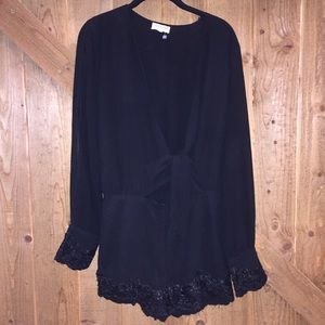 Fancy Black Romper (NEVER WORN)